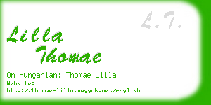 lilla thomae business card